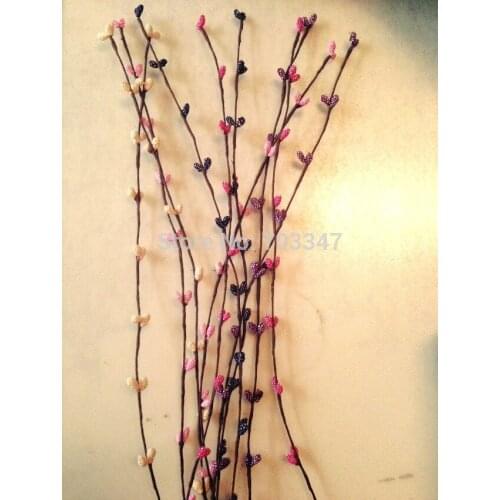 2015 NEW DESIGN!!!! 450 Stems X PRETTY PIP BERRY STEM FOR DIY WREATH ,FLORAL FILLERS, CRAFTS DECORATION in 5 Different Color