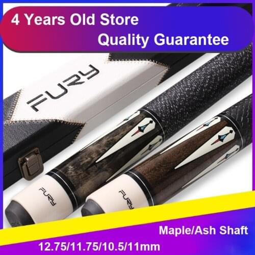 2019 NEW fury DL Pool Cue Stick Maple Shaft 12.75mm 11.75mm Cuppa Ash Wood Shafts 11mm 10.5mm ,Pool Cue Case Set
