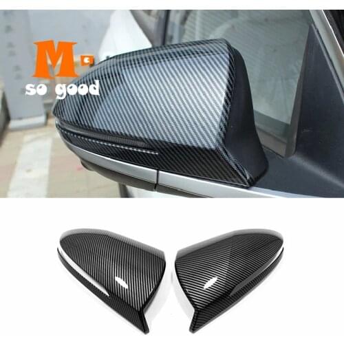 2021 For Hyundai Tucson Car Side Door Rearview Turning Mirror Sticker Cover Trim ABS Carbon/Chrome Decoration Accessories