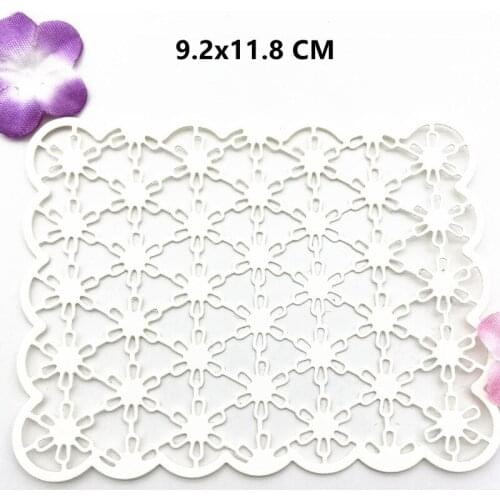 2021 Lace Metal Cutting Dies DIY Scrapbooking Paper Photo Album Crafts Knife Mould Cards Embossing Mold Stencils for Decor