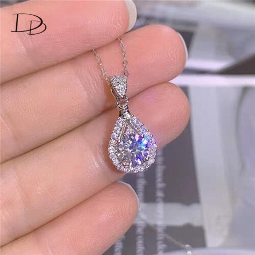 DODO Drop AAA Zircon Pendants & Necklaces Women Environmental Copper White Gold Color Kolye Vintage Fashion Jewelry DSN003