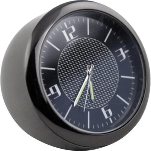 Fluorescent Car Clock Home Office Pointer Display Rust Proof Time Quartz Zinc Alloy