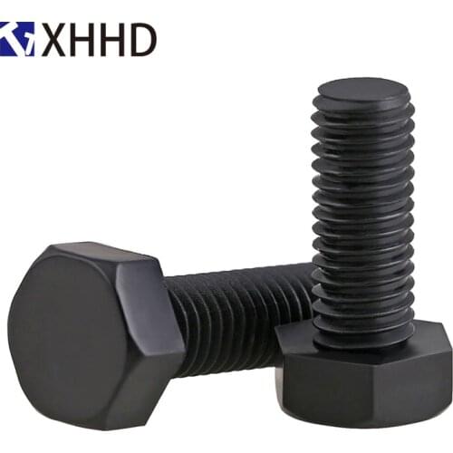 M3 M4 M5 Black Nylon Hex External Hexagonal Screw Insulation Plastic Outside Metric Full Thread Machine Bolt PA66