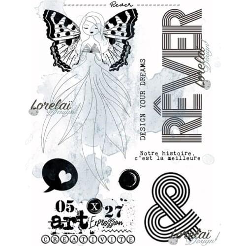 2021NEWTransparent Clear Silicone Stamp/Seal for DIY scrapbooking/photo album Decorative clear stamp A7406