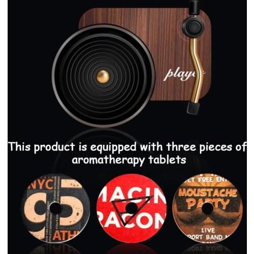 Air Freshener Perfume Car Air Freshener Record Player Car Aromatherapyr
