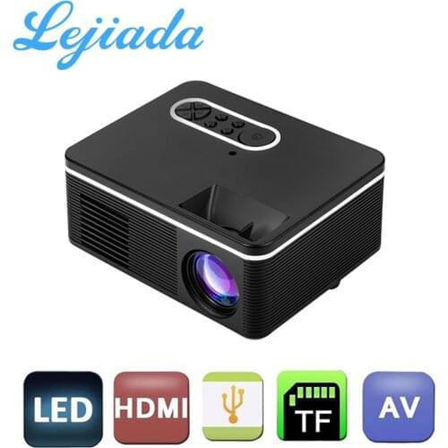 LEJIADA S361 Portable Mini LED 320x240 Pixels 600 Lumens Projector Home Media Player Built-in Speaker