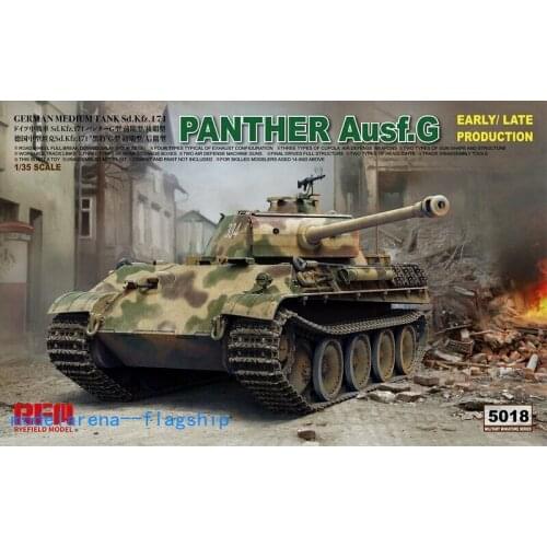 Rye Field Model RFM RM-5018 1/35 German Panther Ausf.G Early/Late Production