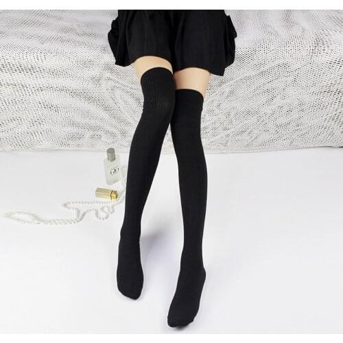Sexy Socks Striped Long Socks Female Long Stockings Warm Thigh High Socks For Ladies Girls New Fashion Striped Knee Socks Women