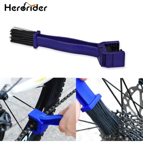 Motorcycle Chain Cleaner Cleaning Brush Tool Bike Maintenance Cleaning Brush For Honda Yamaha KTM Kawasaki Suzuki Blue Red