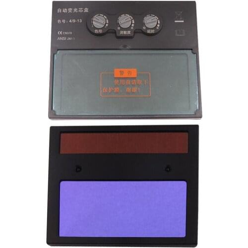 Welding Helmet Shield Lithium Battery Welding Solar Auto Varnishing Mask Replacement With Head-Mounted Automatic Dimming Feature