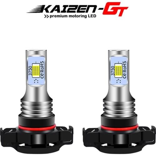 Error Free 6000K White 3000K Golden 8000K Ice Blue H16 5202 PS19W LED Daytime Running Light Bulbs For 2008-2013 AUDI A3 8P