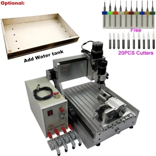 USB CNC Engraver 3axis 4 Axis 3020 500W Wood Router Cutter Milling Engraving Machine For PVC ABS PCB Aluminum