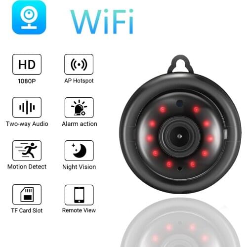 Wifi Hd Wireless Mini Ip Camera Micro Camera Camcorder Voice Video Recorder Security Mini Camcorders Outdoor Night Version
