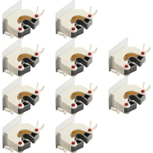 Mop Clip Wall Mounted Broom Holder Self Adhesive Kitchen Tool Hooks for Home Bathroom Kitchen Garage,10 Pcs