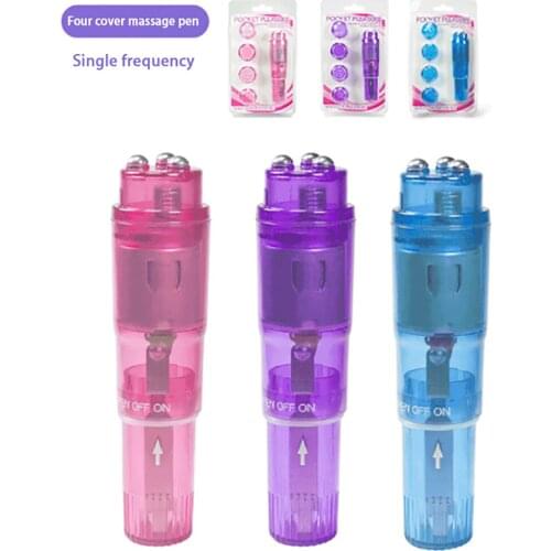 Female Erotic Masturbation Device Vibrator Mini Pocket Rocket Female Clitoral Stimulation Massage Pen Adult Products