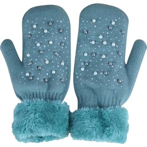 Winter Keep Warm Flip Gloves Knitted for women Motorcycle gloves emo Wrist Gloves Thermal Thick arm warmers accessories outdoor