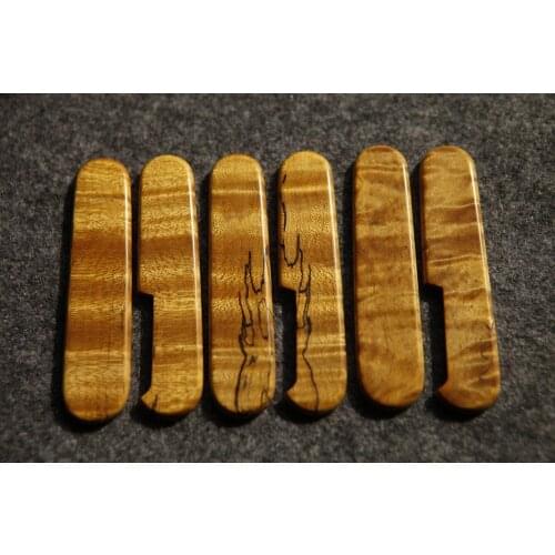 1 Pair DIY Wood Handle Scale Stabilized Wood Handle for 91mm Victorinox Swiss Army Knife EDC Mod