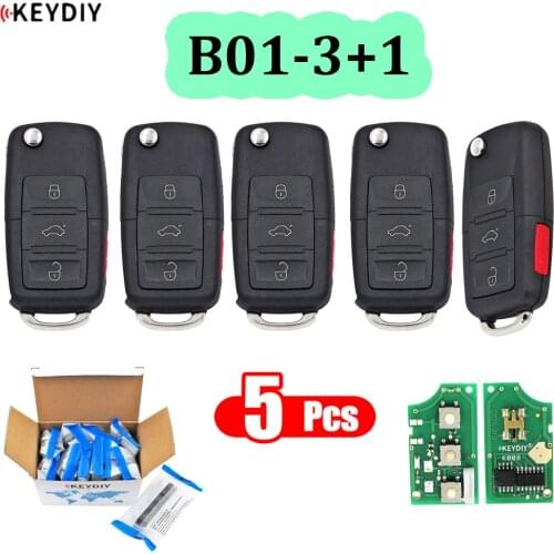 5pcs/lot B01-3+1 Universal B Series Remote Control for KD200/KD300/KD900/URG200/mini KD/KD-X2 Generate New Keys B5 Style