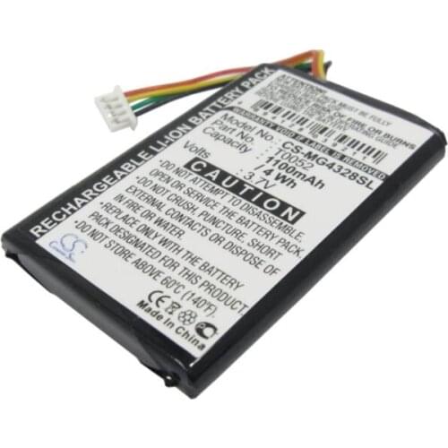 Cameron Sino 1100mAh battery for TYPHOON Myguide 4328 4328 BT 4328 sat nav CM-2 M10A GPS, Navigator Battery
