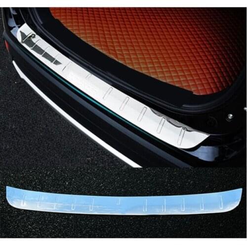 ACCESSORIES FIT FOR Mitsubishi OUTLANDER 2016 REAR BUMPER PROTECTOR STEP PANEL BOOT COVER SILL PLATE TRUNK TRIM