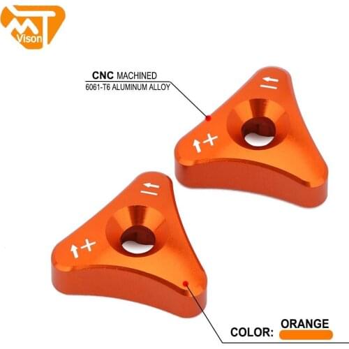 Aluminum Front Fork Knob Adjuster For KTM Husaberg Husqvarna WP 48mm Forks 125-530 SX SXF EXC XCW 690 Duke SMC Supermoto Enduro