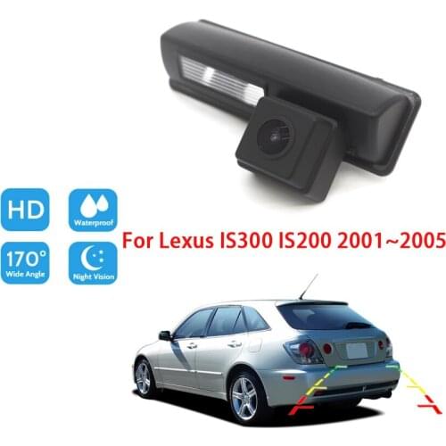Car Rear View Camera For Lexus IS300 IS200 2001 2002 2003 2004 2005 Full HD CCD Night Vision Reversing Camera high quality RCA