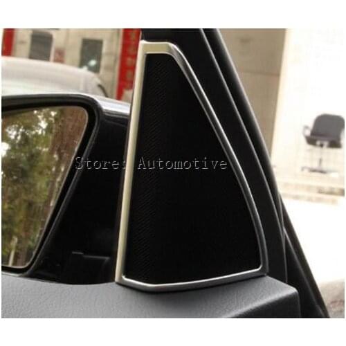 For Benz GLK X204 ABS Inner Car Door Speaker Edge Cover Trim 2008-2015 2pcs