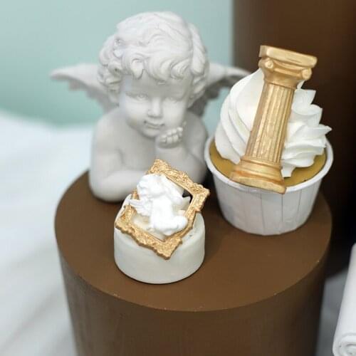 Champagne dessert model collection, simulation cupcake layout shooting supplies, wedding props