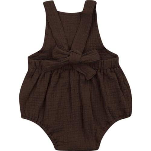 Baby Summer Clothes Boy Fashion One Piece Sleeveless Korean Baby Clothing Rompers 2021 New Arrival Casual Sun Pattern Jumpsuit