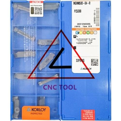 MGMN500-04-R PC5300 10pcs Original Korea KORLOY Cutting Tool