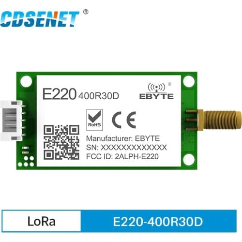 CDSENET LLCC68 LoRa Module RS485 433Mhz 470Mhz E220-400R30D 30dBm 10km Wireless Transceiver Receiver Long Range RF Module SMA