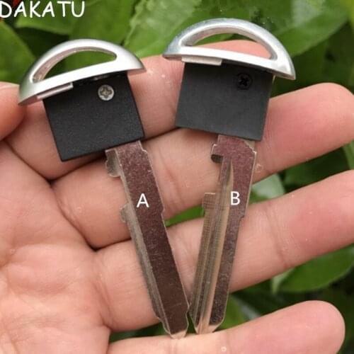 DAKATU Uncut Smart Remote Emergency Key Fob Insert Blank Blade For MAZDA Atenza CX-7 Axela CX-5 CX-4 Summit