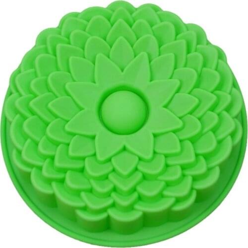New Silicone Cake Molds Flower Crown Shape Baking Mold Kitchen Tool 3D Bread Pastry Mold Pizza Pan DIY Birthday Wedding Party
