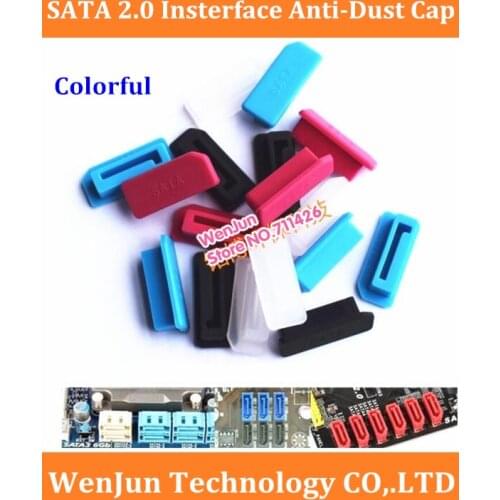 Multiple colors SATA 2.0/3.0 interface Anti Dust proof cap SATA Dust plug for for laptop mainboard HDD CD drive SSD interface
