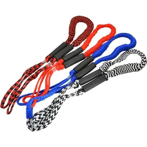 Boat Bungee Dock Lines Shock Bungee Docking Rope Foam Float Fishing Boat Pontoon Accessories Stretchable Mooring Rope