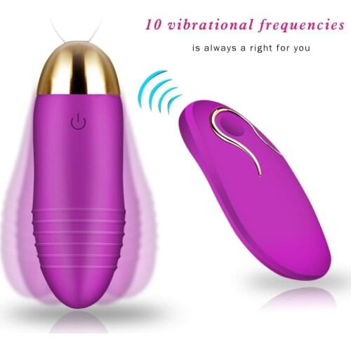 Clitoris Stimulate Wireless Jump Egg Bullet Vibrator Sex Toy for Women Vaginal Tight Exercise Female Masturbation AV Sex Product