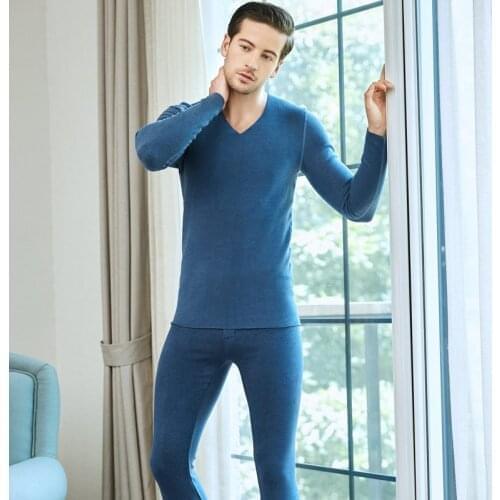 Thermal Clothing Underwears Sets Women Fleece Elastic Winter Warm Thermal Underwear Man Long Johns Long Sleeve
