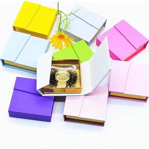 Wholesale Double door box false eyelash packaging box lash boxes packaging custom logo faux cils 25mm mink eyelashes case box
