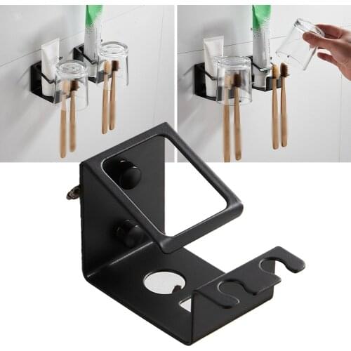 1PC Toothbrush Stand Rack Organizer Electric Toothbrush Wall-Mounted Holder Space Saving Bathroom Accessories