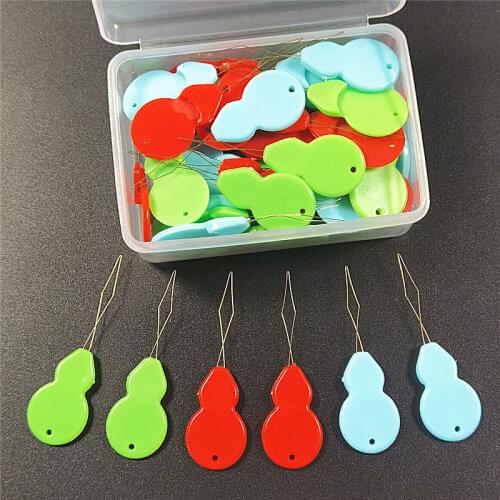 Multicolor Platic Wire Loop Needle Threader-Stitch Insertion-Hand Sewing Tool