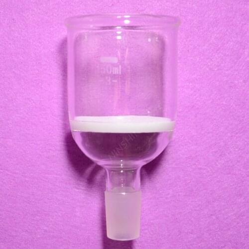 150ml,24/29,Lab Buchner funnel,3# Coarse filter,Groud Joint,Laboratory Glassware,lab funnel