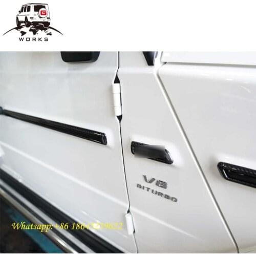 2020y g class w464 side molding trims with logo g63 g500 g550 g350 glossy black side molding trim parts