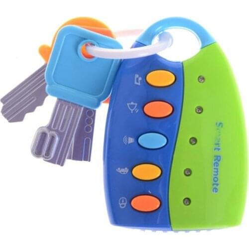 Baby Toy Musical Car Key Toys Pretend Play Smart Remote Car Voices Learning Education Toy Musical Instrument