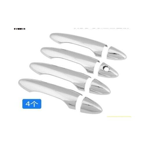 For Kia K3 Cerato ABS Chrome Trim Doors Handle Covers Accessories Stickers Car Styling 2010 2011 2012 2013 2014 2015 2016