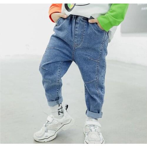 Boys jeans spring and autumn childrens trousers jeans radish pants 2020 new kids Baby boy casual pants childrens clothing 2-8y