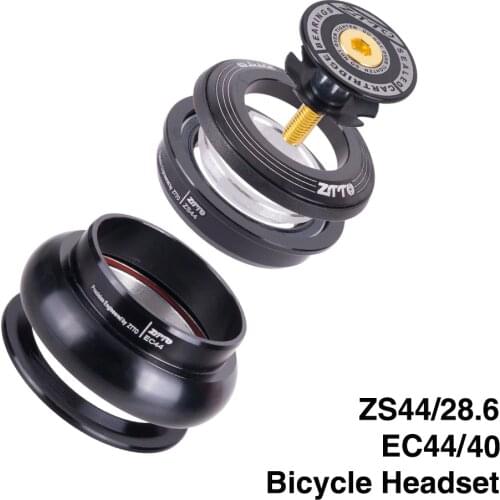 Bicycle Headset 44mm CNC 1 1/8"-1 1/2" 1.5 Tapered Tube Fork Internal Threadless ZS44 EC44 MTB Road Bike Steer Column Gift Cap