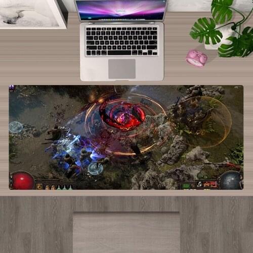 Large Path of Exile Mousepad Gaming Accessories XXL Podkladka Pod Mysz Tapis De Souris Mouse Pad Gamer Mausepad Tappetino Mouse