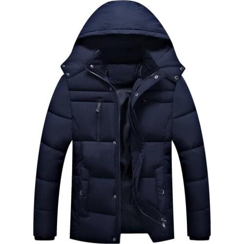 MRMT 2020 Brand Mens Jackets Down Cotton Overcoat For Male Cap Leisure Men Thickened Jackets Outer Wear Clothing