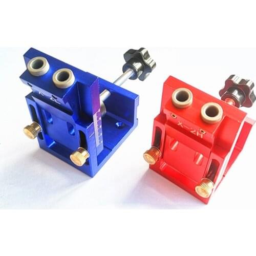 Pocket Hole Jig Drill Guide Kit Dowel Drilling Aluminium Oblique Hole Locator Woodworker DIY Tools With 9mm Drill Bit