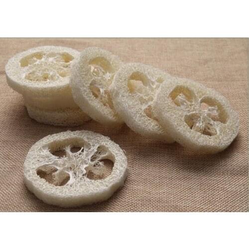 Natural Loofah Cuts Loofah Soap Dish Natural Luffa Soap Dishes#4507